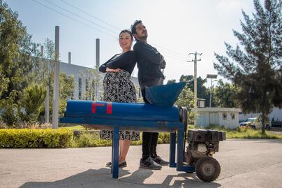 Mezcladora de tierras, la máquina diseñada en la UAQ para disminuir la precariedad en la elaboración ladrillos