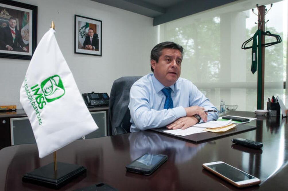 El IMSS impulsa diagnósticos gratuitos en escuelas públicas, informó el delegado del organismo, Manuel Ruiz López (RICARDO LUGO. EL UNIVERSAL)