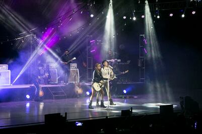 Las Ha*Ash se ponen rudas en el escenario