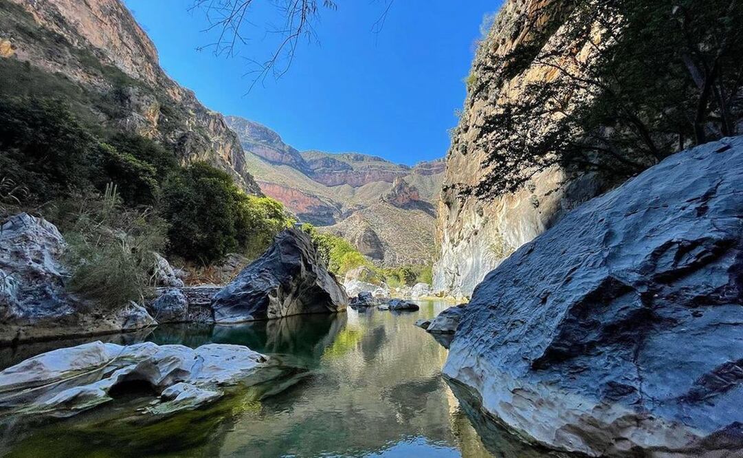 FOTOS. Cañón del Paraíso, un oasis en el semidesierto de Querétaro. Foto: IG @muchasmanchas