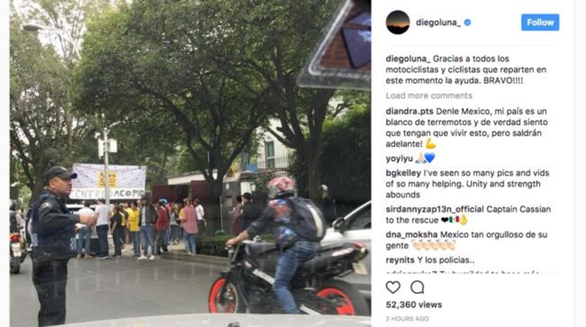 Gracias a los miles de followers que siguen sus pasos en las redes, los famosos se unieron con mensajes de apoyo y solidaridad (FOTOS: INSTAGRAM Y FACEBOOK)