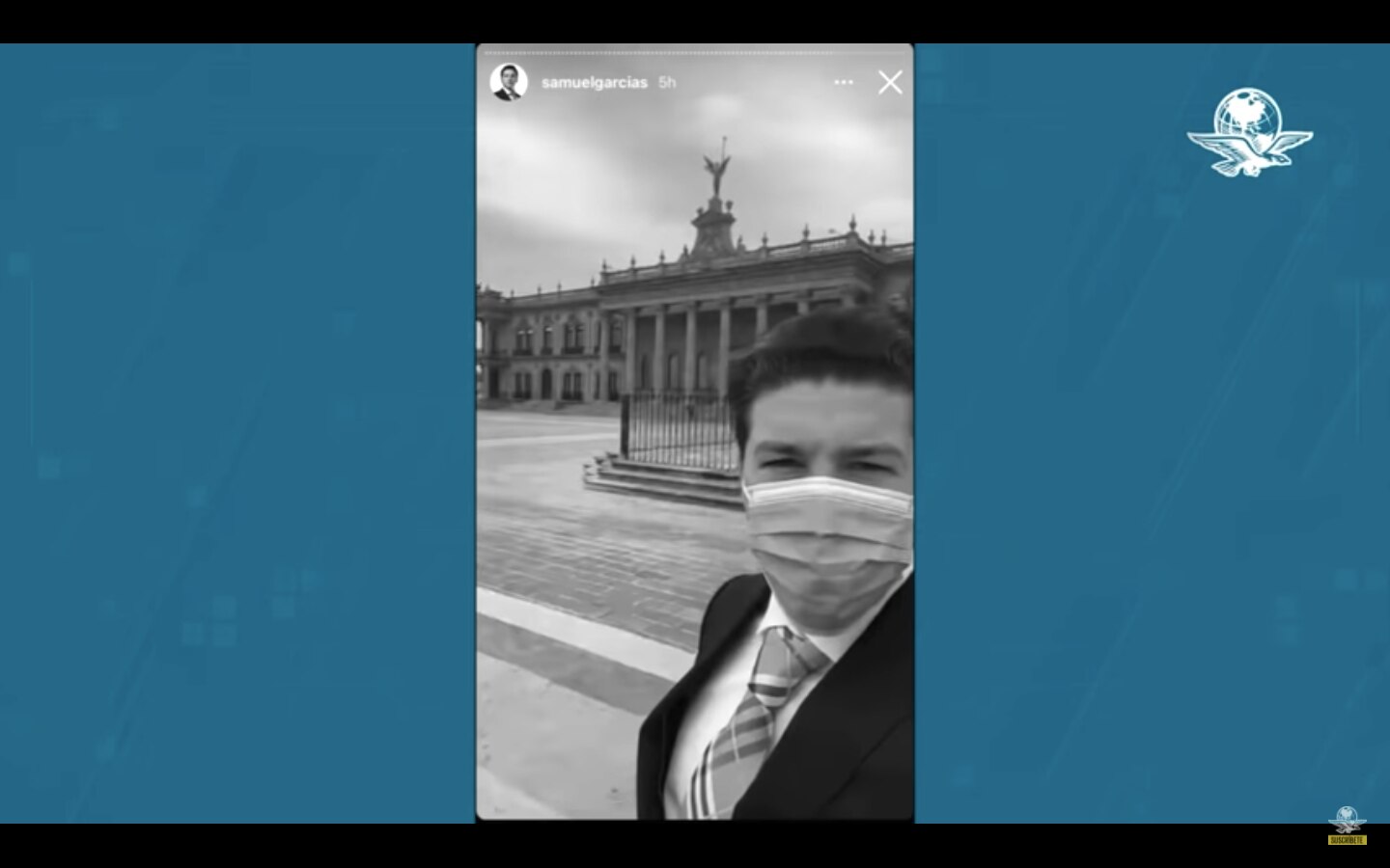 "No te confundas", le responden a Samuel García, tras afirmar que Palacio de NL será su oficina