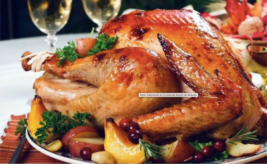 El pavo es uno de los platillos más tradicionales de la cena del Dia de Acción de Gracias que se celebra en Estados Unidos / Foto: Archivo El Universal