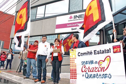 Alista PT segunda protesta para mantener su registro