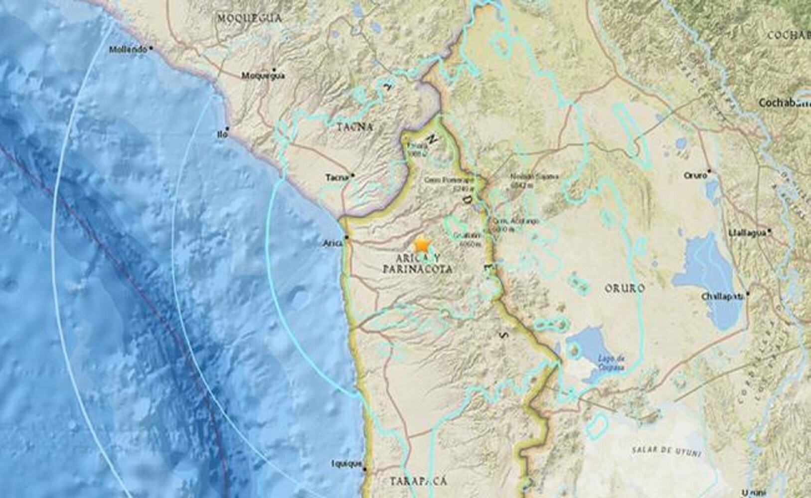 Un sismo de magnitud 6.3 sacude a Chile