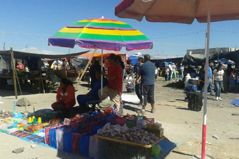 Desalojo de comerciantes