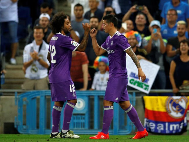 James Rodríguez responde al Real Madrid con un golazo y la victoria  (ALBERT GEA. REUTERS)