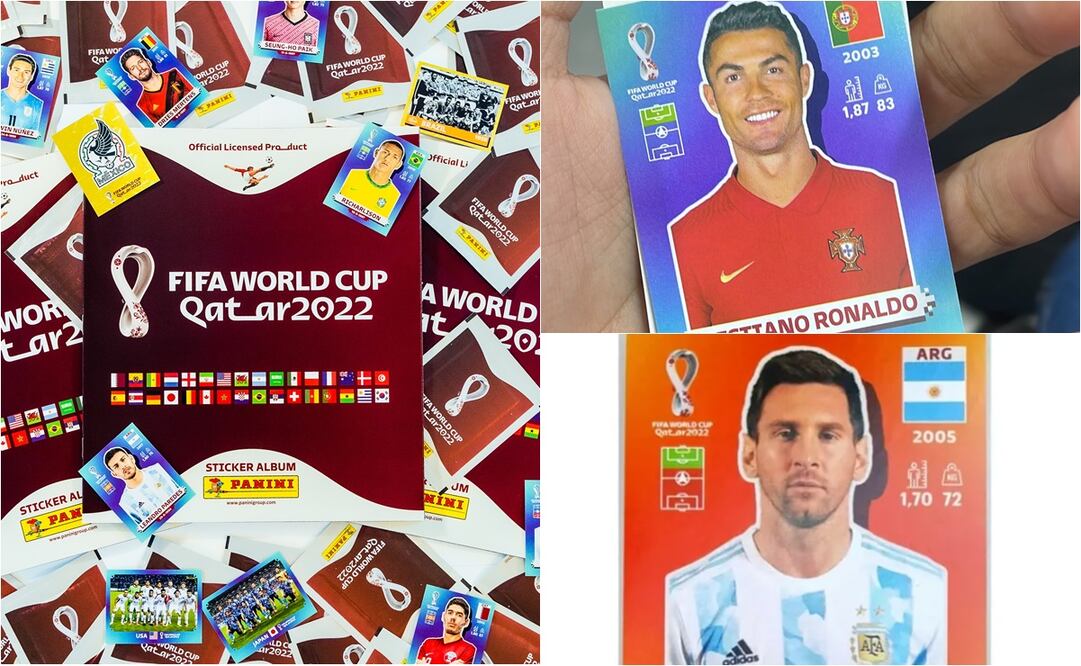 Álbum Qatar 2022: ¿Cuáles son los exorbitantes costos de las estampas de Messi y Cristiano Ronaldo?