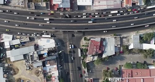 Reportan 15% de avance en las obras del Distribuidor Santa Bárbara