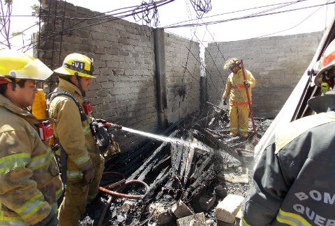Incendio de casa habitación