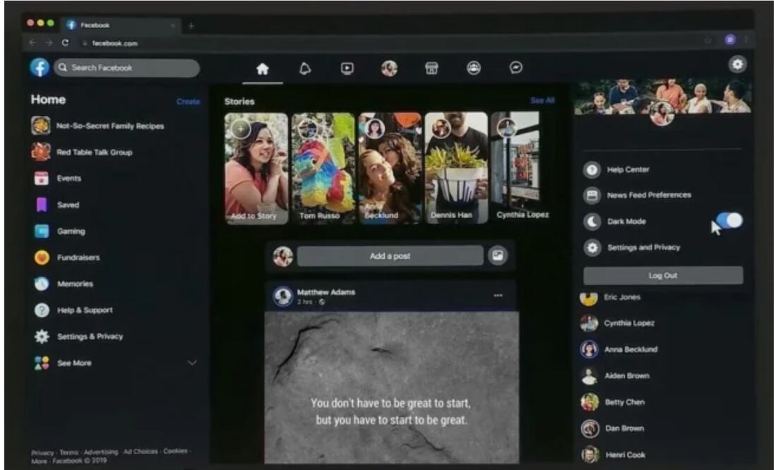 Las imágenes capturadas son de una versión beta, por lo que habrá que esperar a que acabe dicha fase de pruebas para que Facebook decida activarla de manera oficial