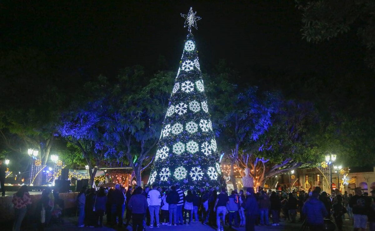 Así se ve la navidad en Corregidora, Querétaro. Foto: Municipio de Corregidora.