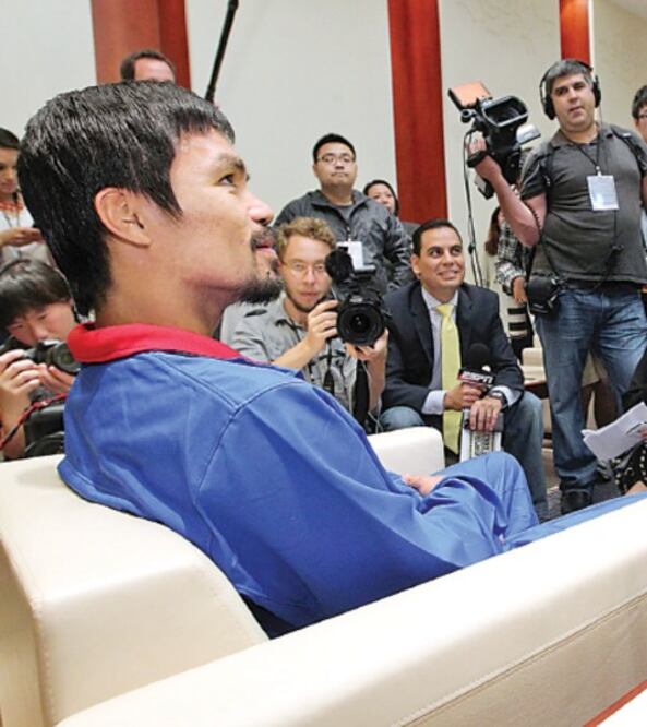 Manny dedica su pelea a filipinos