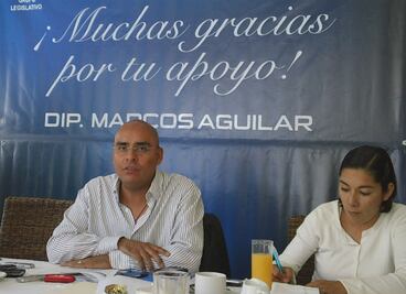 Se despide Marcos Aguilar como diputado local