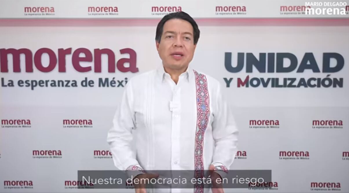 Morena va contra el INE en el tribunal, en las calles y en las redes: Delgado