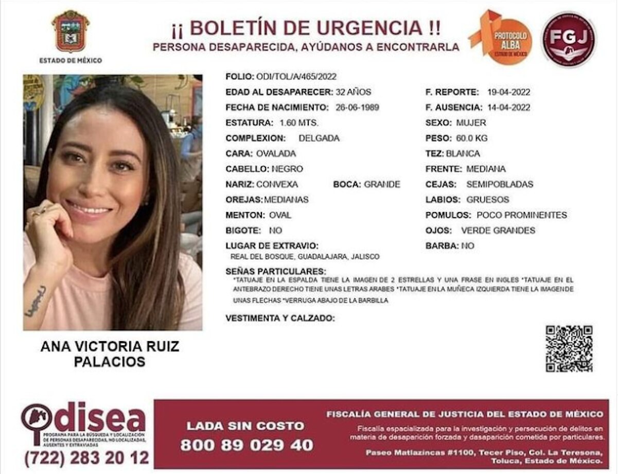 Buscan a Victoria; habría desaparecido en la autopista México-Querétaro