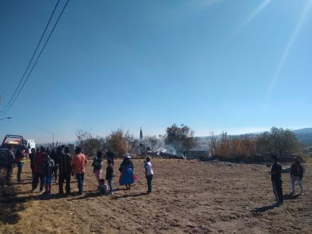 Pirotecnia hace explotar una casa en Amealco, Querétaro; hay dos lesionados de gravedad