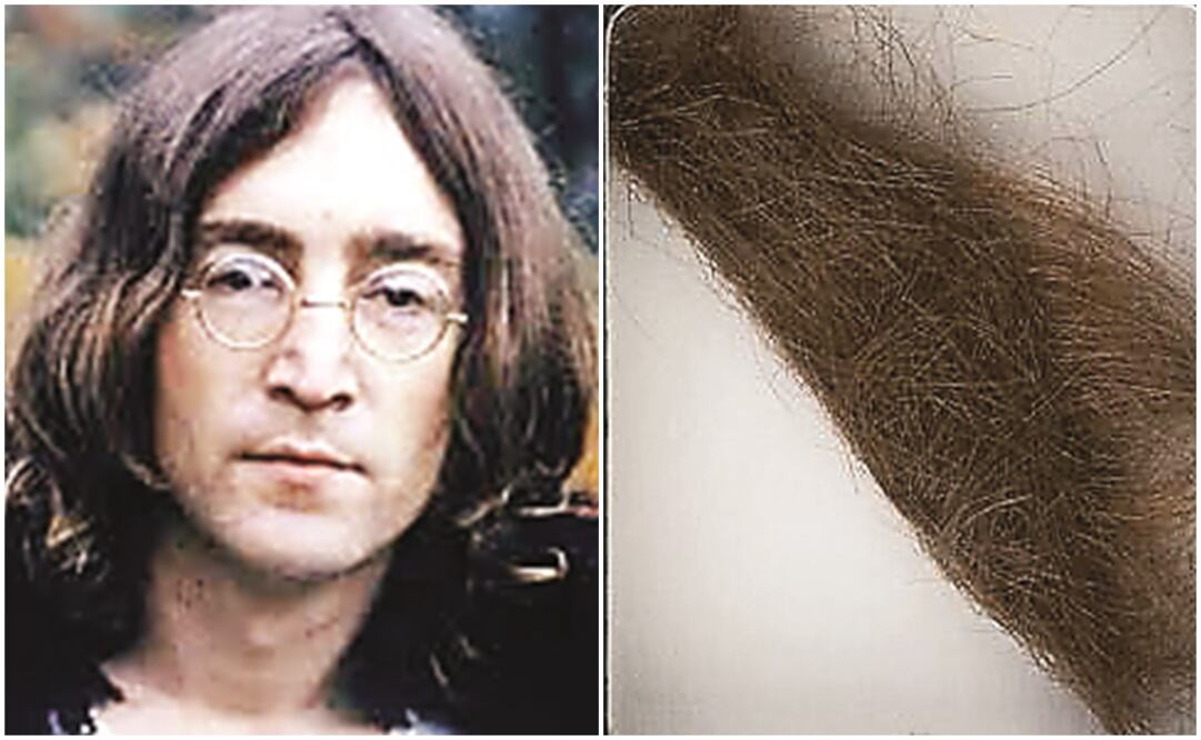 Subastan mechón de Lennon 