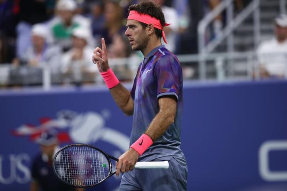 Juan Martín dio el mejor partido hasta ahora en el US Open (CLIVE BRUNSKILL. AFP)