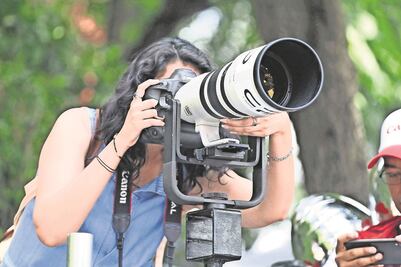 Mirada exacta a través de la lente