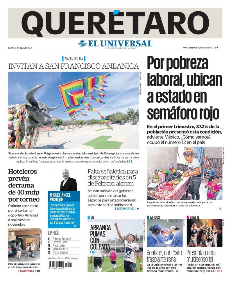 Portada 08 de julio de 2024