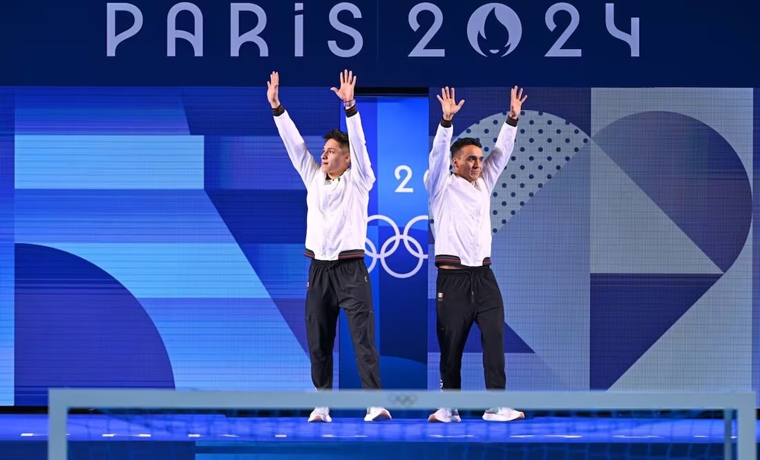 Osmar Olvera y Juan Celaya ganan medalla de plata en los Juegos Olímpicos de París 2024