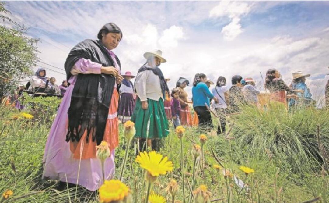Habitantes de San Juan Chamula, Chiapas. Foto: Archivo/EL Universal
