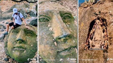 Video. Viralizan las "Cabezas Misteriosas" de Querétaro