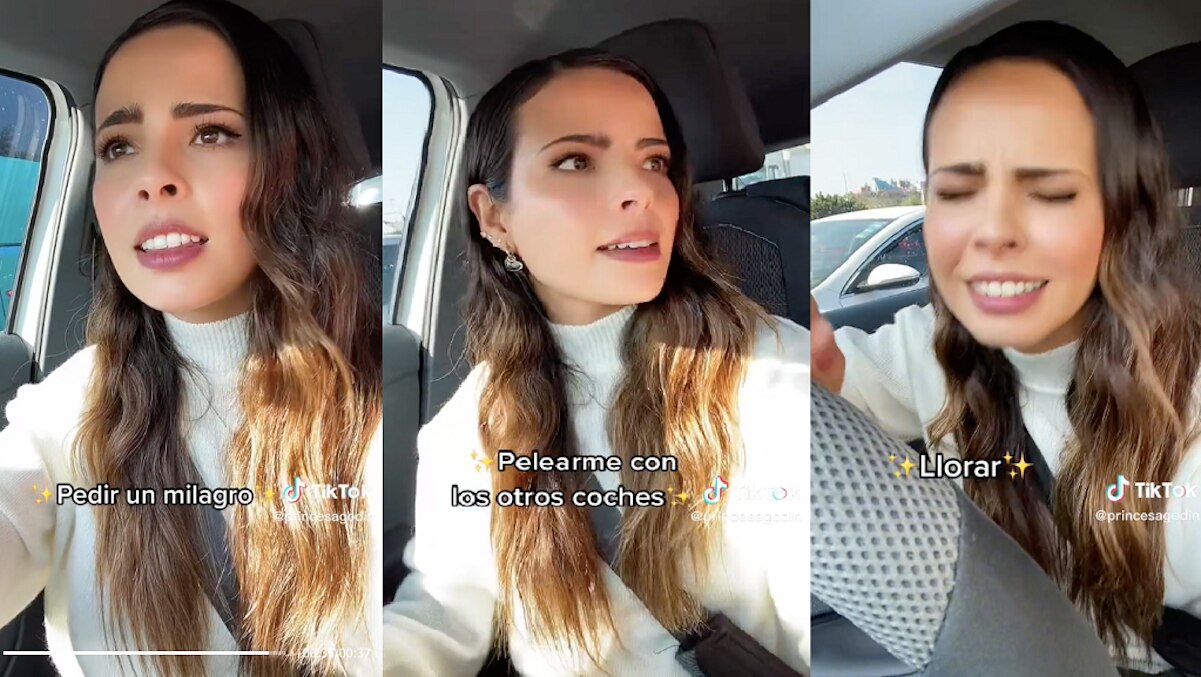 Llorar, rezar y maquillarse... lo que automovilistas hacen en el tráfico de Paseo 5 de Febrero