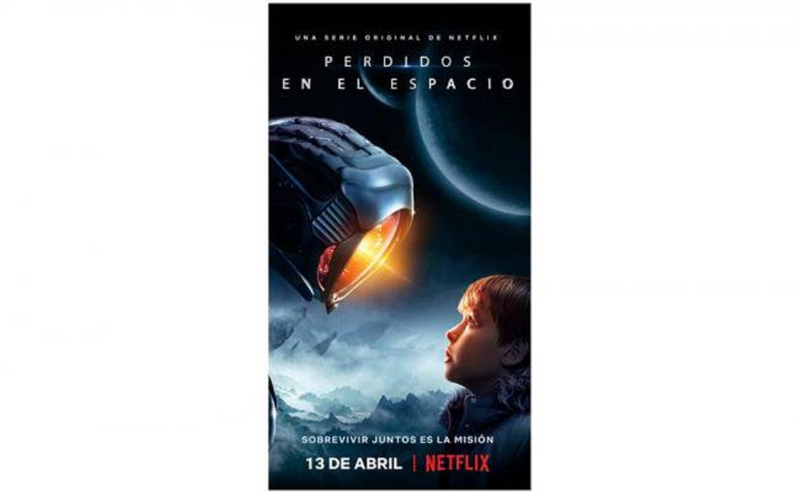 "Perdidos en el espacio" se estrenará en abril. FOTO: Especial