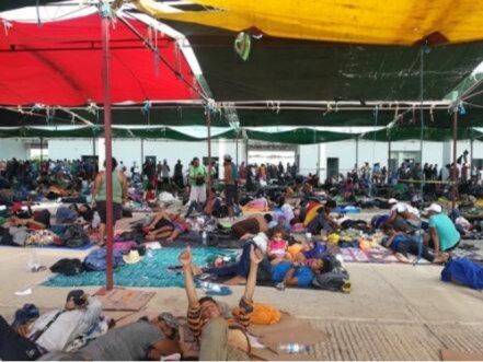 Ingresa nueva caravana de migrantes salvadoreños
