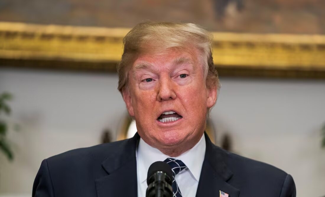 ¿Por qué no negociaron conmigo hace dos semanas? Podrían haberlo hecho bien. Habrían tenido un país. Es muy triste ver esto”, dijo Donald Trump, presidente de EU. Foto: AP