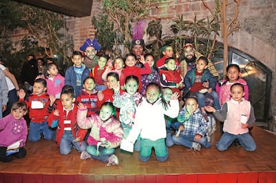 Rosca con Melchor, Gaspar y Baltasar