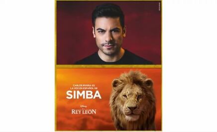 Carlos Rivera le dará voz a Simba en película de "El Rey León"