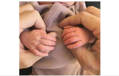 Ricky Martin presenta a su hija Lucía en Instagram