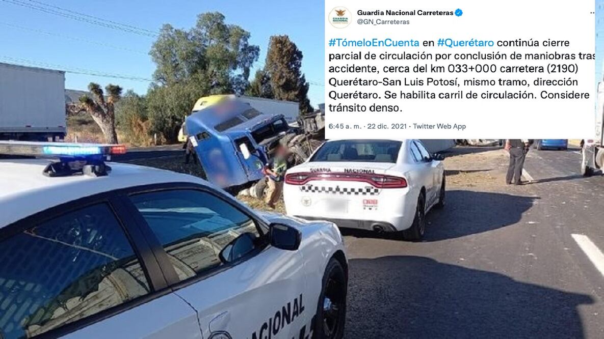 Foto: Guardia Nacional Carreteras