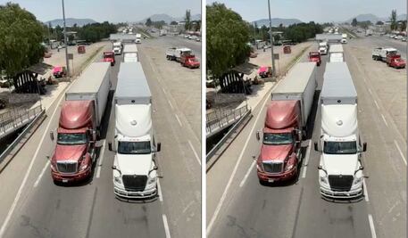 Habitantes liberan parcialmente la carretera 57 tras más de 24 horas de bloqueo por falta de agua