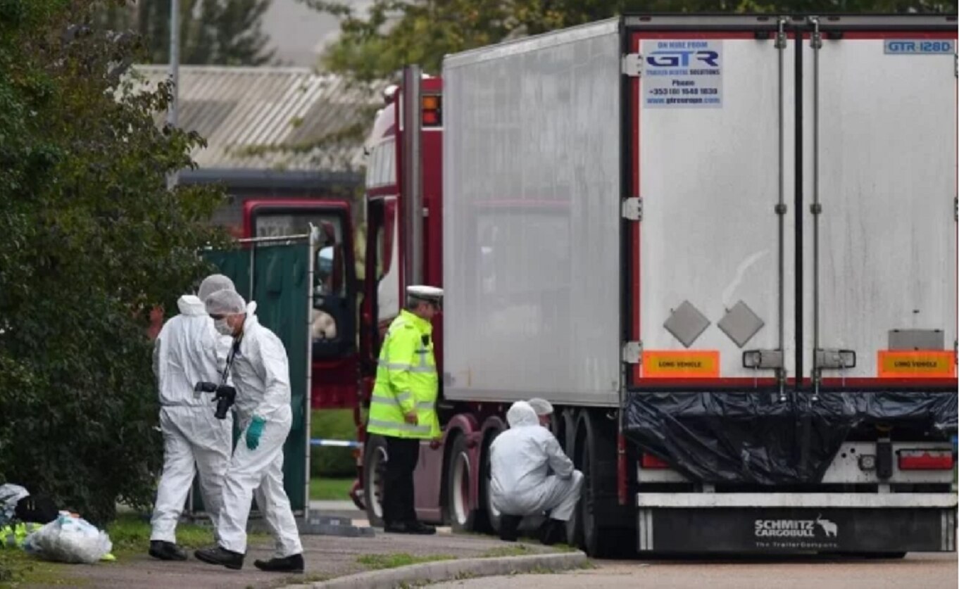 Los 39 muertos encontrados en un camión en Inglaterra eran chinos