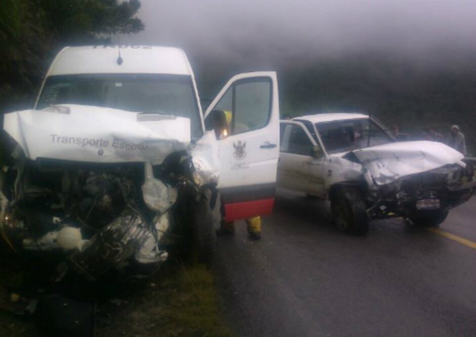 Se registra accidente en la Sierra