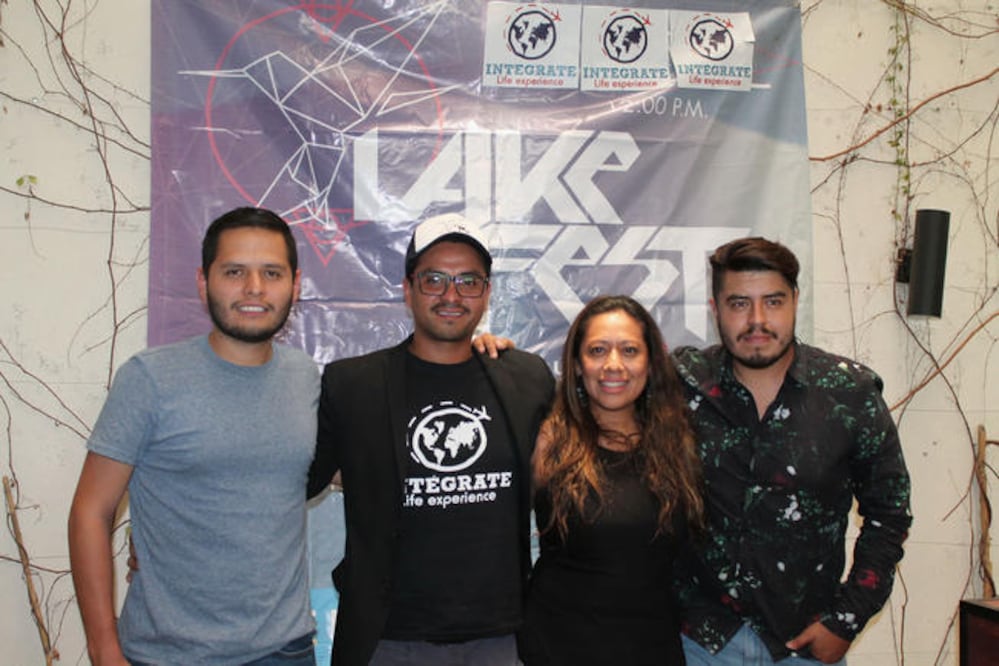 Nacho Mora, Raúl Hammed Torres, Nanyelli Prudencio y Axel Guzmán FOTO: MARIANA MOCTEZUMA