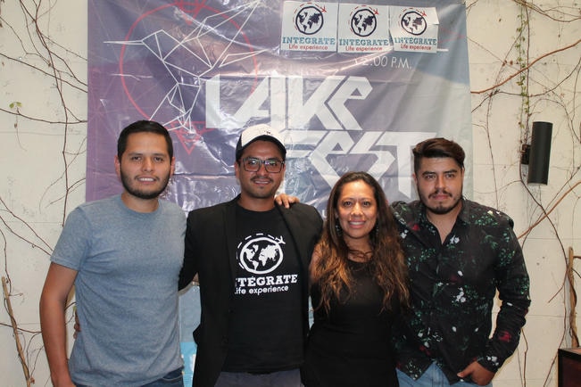 Nacho Mora, Raúl Hammed Torres, Nanyelli Prudencio y Axel Guzmán FOTO: MARIANA MOCTEZUMA