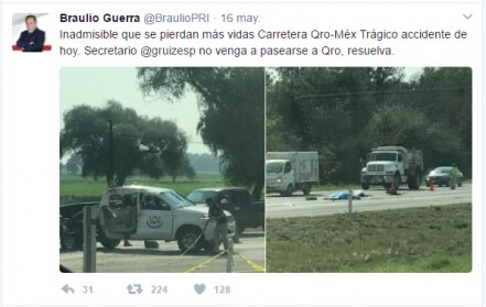 No venga a pasearse, pide Guerra a Ruiz Esparza