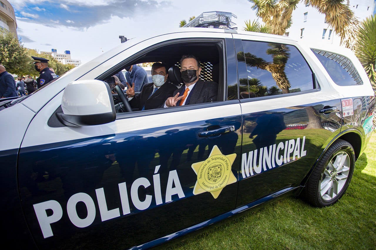 Policía del municipio de Querétaro estrena patrullas y equipo de seguridad