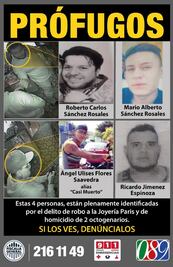 Buscan a cuatro involucrados en el homicidio de San Javier