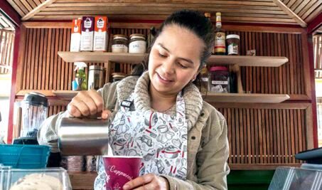 Café rodante con aroma a México