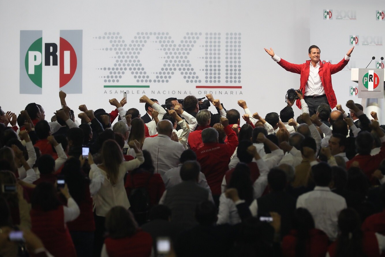 Peña Nieto llama a la unidad y a cerrar filas en el PRI rumbo a 2018