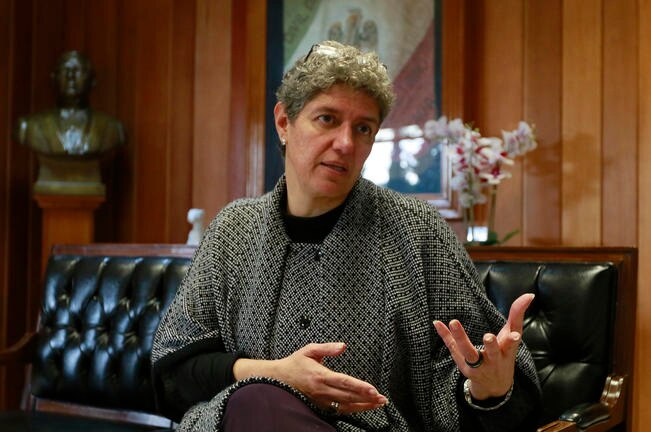 Teresa García dijo que el trabajo fue responsable y muy cuidado porque va el nombre de la institución.
