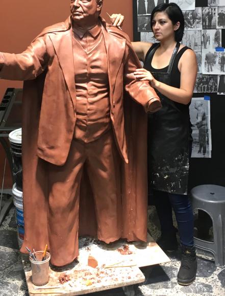 El queretano Nicolás Campa ya tiene escultura en Guanajuato 