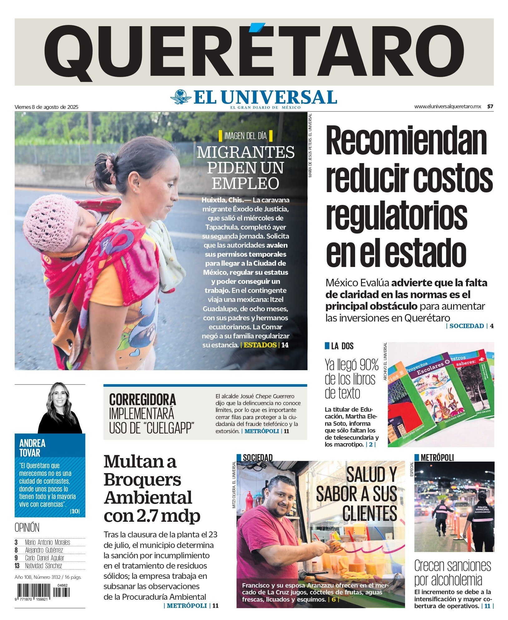 Portada 08 de agosto de 2025