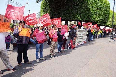 Antorchistas harán cadena humana 